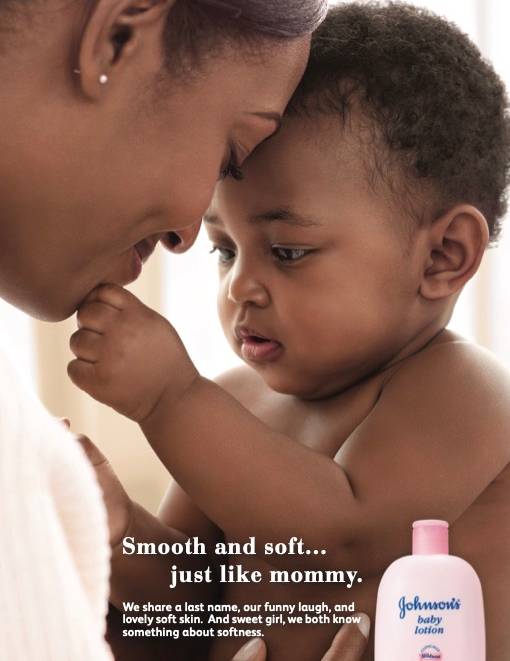 Johnson's Baby Pink Lotion Campaign