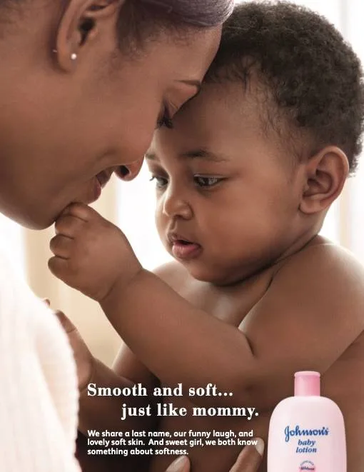 Johnson's Baby Pink Lotion campaign